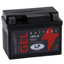 LP LB4-3 GEL Motor Accu 12V 4Ah +R 120x70x91mm