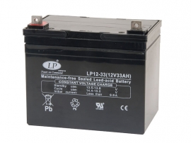 LP VRLA AGM Accu 12V 33Ah LP12-33 / 195x130x155/168mm