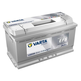 Varta LED95 Accu 12V 95Ah (20hr) +R 353x175x190mm Dual Purpose