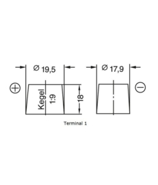 Optima DeepCycle Yellow Top YT R-3,7 +R 12V 48Ah op Aanvraag