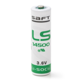Saft LS14500 AA lithium batterij 3,6V 2600mAh Li-SOCl2