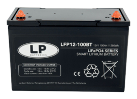 Landport Lithium Accu 12.8V 100 Ah 1280Wh met Bluetooth LFP V12-100BT / 330x173x212mm