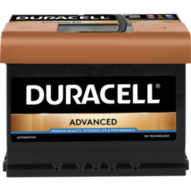 Duracell Auto Start Accu BDA 60T 12V 60Ah - 540A CCA EN +R