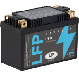 LFP14 12V 48Wh ﻿LiFePO4 powersport startaccu 134x65x92mm