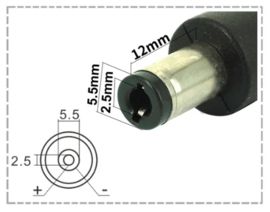 Miton Lader Li_ion 24V (29,4V) 2A met DC 5,5 x 2,5mm connector