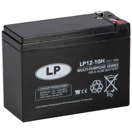 LP VRLA AGM Accu 12V 10Ah LP12-10 / 151x65x111/117mm