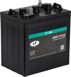 LP Deep Cycle Accu DC LP 105 6V 225Ah (20hr) 260x180x280mm LP105