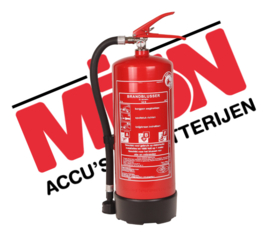Brandblusser schuim brandklasse ABF 6 liter
