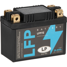 LFP7Z 12V 28,8Wh ﻿LiFePO4 powersport startaccu 107x56x85mm