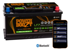 Powerboozt Lithium Accu 12.8V 150 Ah 1920Wh met Bluetooth BP-Li 12-150 L5 / 353x175x190mm langere levertijd