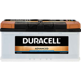 Duracell Auto Start Accu BDA 110 12V 110Ah - 900A CCA EN +R 394x175x190