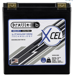Braille XC15.0-750-1 Superieure Motorsport Lithium Accu 12,8V 15h 192Wh ﻿+R LiFePO4 174x132x177mm