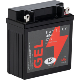 LP LB5-3 GEL Motor Accu 12V 5Ah +R 119x60x128mm