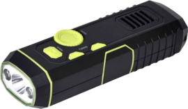 Xcell Radiolight Dynamo Zaklamp werkt op een accu
