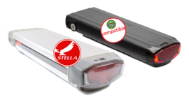 Stella type 2 compatible fietsaccu metalen behuizing 36V 14,5Ah - 522Wh (trapezium connector / 5 pins) zonder lader