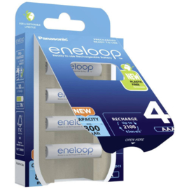 Pansonic Eneloop AAA Batterij 800mAh 1,2V Blister 4 stuks