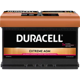 Duracell AGM Start Stop  12V 70Ah 720A CCA +R - BDE 70 AGM / 278x175x190mm
