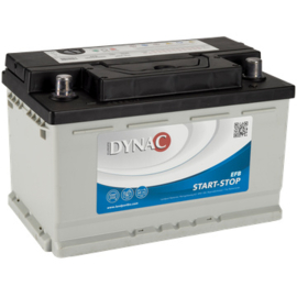 Dynac 565500 EFB Start Stop Auto Accu 12V 65Ah 650CCA +R / 275x174x174mm
