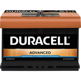 Duracell Auto Start Accu BDA 72 12V 72Ah - 670A CCA EN +R