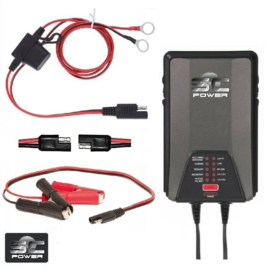 SC 38 Power premium charger 6/12V 0,8/3,8A - 9 fases voor lood- en lithium accu's