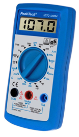 Digitale Multimeter PeakTech CAT III 300V - 300V AC/DC - 10A DC / 1070