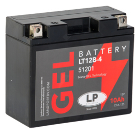 LP LT12B-4 GEL Motor Accu 12V 10Ah +L 150x70x130mm