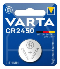 Varta CR2450 Lithium knoopcel batterij 3 volt
