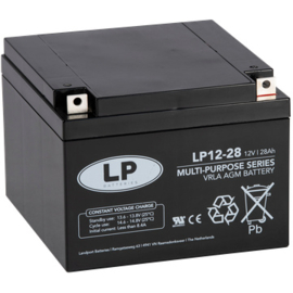 LP VRLA AGM Accu 12V 28Ah LP12-28 / 166x175x125mm