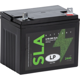 U1R-280 SLA 12V 24Ah Grasmaaier Accu +R 197x130x159/170mm