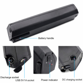 Thuisbezorgd Plus Fietsaccu 36V 19,2Ah 691Wh Non Smart met 4A lader