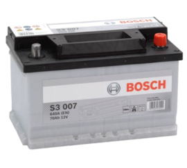 Bosch Auto Accu S3 007 / S3007 12V 74Ah 750CCA +R DIN 57412L / 278x175x175
