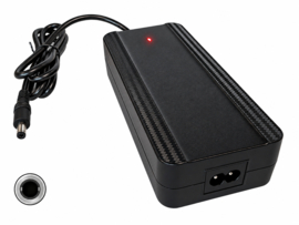 Universele Fiets acculader 24 volt 2A met DC 5,5 x 2,1mm pin connector