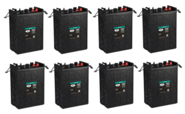 8x LP L16 Deep cycle accu 6 volt 420Ah | 296 x 176 x 425 mm