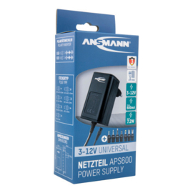 Ansmann Universele netadapter / voeding APS 600