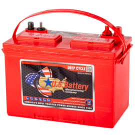 US Battery Deep Cycle Accu US27DC Dual 12V 105Ah (20hr) 324x171x248/248mm