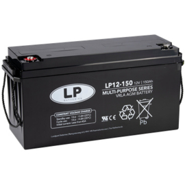 LP VRLA AGM Accu 12V 150h LP12-150 / 483x170x241/241mm