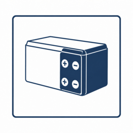 LP Frontterminal accu 12V 170Ah (10hr) 560x125x320mm LPCF12170