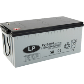 LP AGM Deep Cycle Accu 12V 240Ah +R, T11, EV12-240/EV12240  522x240x219/224