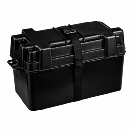 Accubak groot (L5) 385x175x225mm geschikt voor een accu tot 120Ah