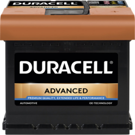 Duracell Auto Start Accu BDA 50 12V 50Ah - 450A CCA EN +R