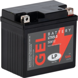 LP LTX5-3 GEL Motor Accu 12V 5Ah +R 113x70x106mm