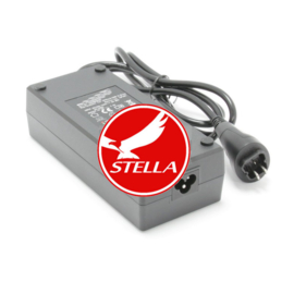 Acculader Stella type 3 42v 2A met 3-polige connector zonder inkepingen