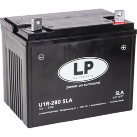 U1R-280 SLA 12V 24Ah Grasmaaier Accu +R 197x130x159/170mm