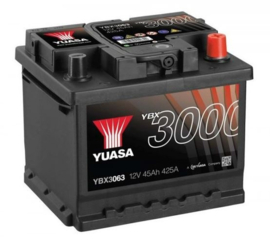 Yuasa YBX3063 Auto Accu 12V 45Ah 425CCA +R DIN 54459L / 210x175x175