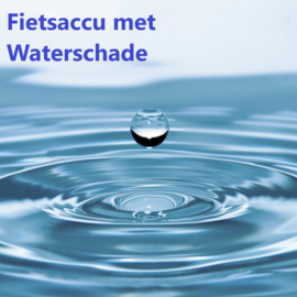 Fietsaccu met waterschade?