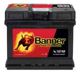 Banner 544 09 / 54409 Auto Accu 12V 52Ah 520CCA +R DIN 54459L / 207x175x175
