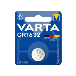 Varta CR1632 Lithium knoopcel batterij 3 volt