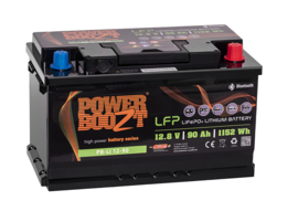 Powerboozt Lithium Accu 12.8V 90 Ah 1152Wh met Bluetooth BP-Li 12-90 / 318x176x188mm