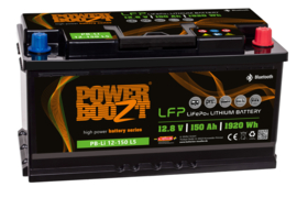 Powerboozt Lithium Accu 12.8V 150 Ah 1920Wh met Bluetooth BP-Li 12-150 L5 / 353x175x190mm