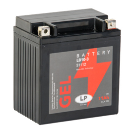 LP LB10-3 GEL Motor Accu 12V 11Ah +R 134x89x145mm